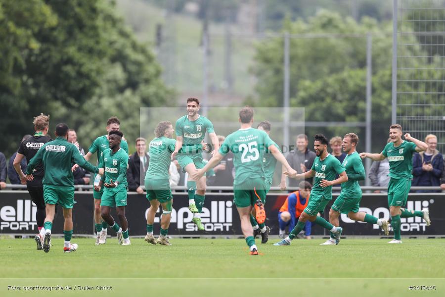 sport, action, Würzburger FV 04, Würzburg, WFV, TSV Großbardorf, TSV, Sepp Endres Sportanlage, Relegation, Landesliga Nordwest, Fussball, Bayernliga Nord, BFV, 01.06.2024 - Bild-ID: 2413640