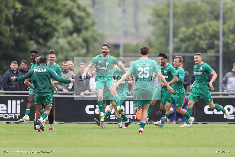 sport, action, Würzburger FV 04, Würzburg, WFV, TSV Großbardorf, TSV, Sepp Endres Sportanlage, Relegation, Landesliga Nordwest, Fussball, Bayernliga Nord, BFV, 01.06.2024 - Bild-ID: 2413642