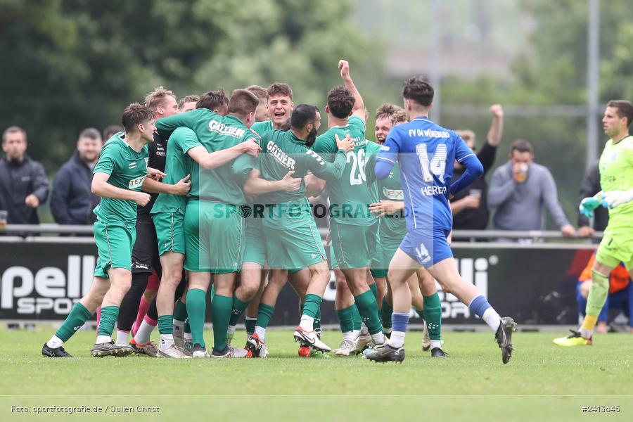 sport, action, Würzburger FV 04, Würzburg, WFV, TSV Großbardorf, TSV, Sepp Endres Sportanlage, Relegation, Landesliga Nordwest, Fussball, Bayernliga Nord, BFV, 01.06.2024 - Bild-ID: 2413645