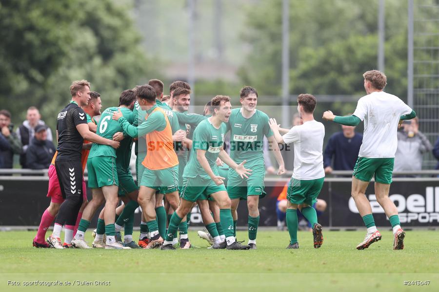 sport, action, Würzburger FV 04, Würzburg, WFV, TSV Großbardorf, TSV, Sepp Endres Sportanlage, Relegation, Landesliga Nordwest, Fussball, Bayernliga Nord, BFV, 01.06.2024 - Bild-ID: 2413647