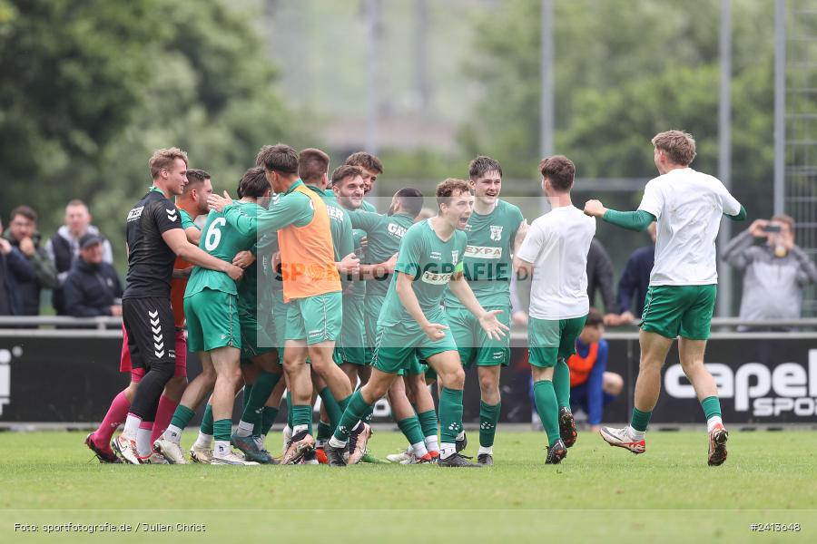 sport, action, Würzburger FV 04, Würzburg, WFV, TSV Großbardorf, TSV, Sepp Endres Sportanlage, Relegation, Landesliga Nordwest, Fussball, Bayernliga Nord, BFV, 01.06.2024 - Bild-ID: 2413648