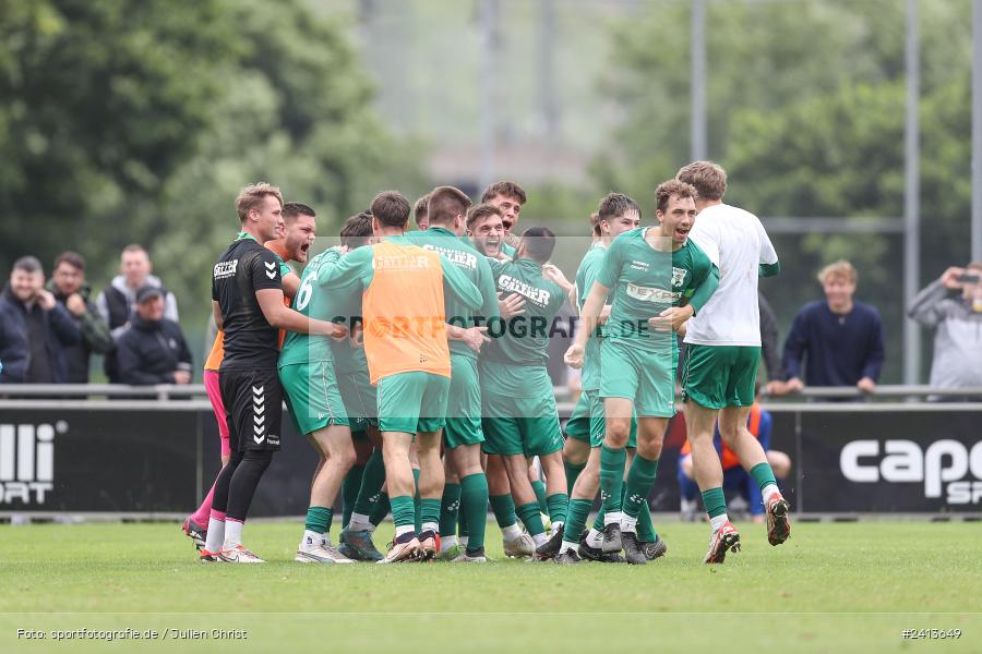 sport, action, Würzburger FV 04, Würzburg, WFV, TSV Großbardorf, TSV, Sepp Endres Sportanlage, Relegation, Landesliga Nordwest, Fussball, Bayernliga Nord, BFV, 01.06.2024 - Bild-ID: 2413649