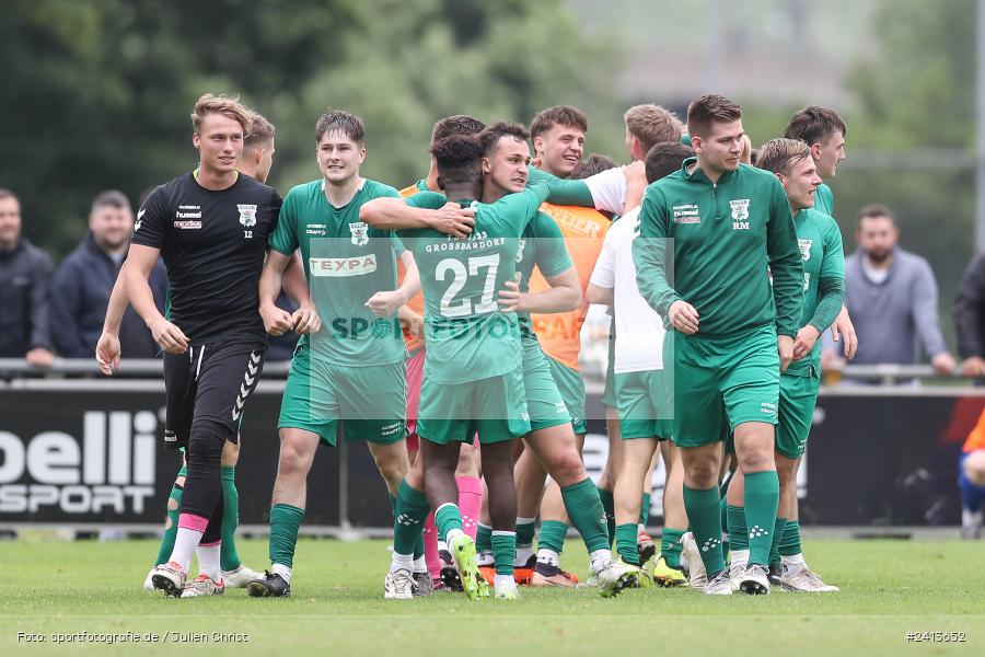 sport, action, Würzburger FV 04, Würzburg, WFV, TSV Großbardorf, TSV, Sepp Endres Sportanlage, Relegation, Landesliga Nordwest, Fussball, Bayernliga Nord, BFV, 01.06.2024 - Bild-ID: 2413652