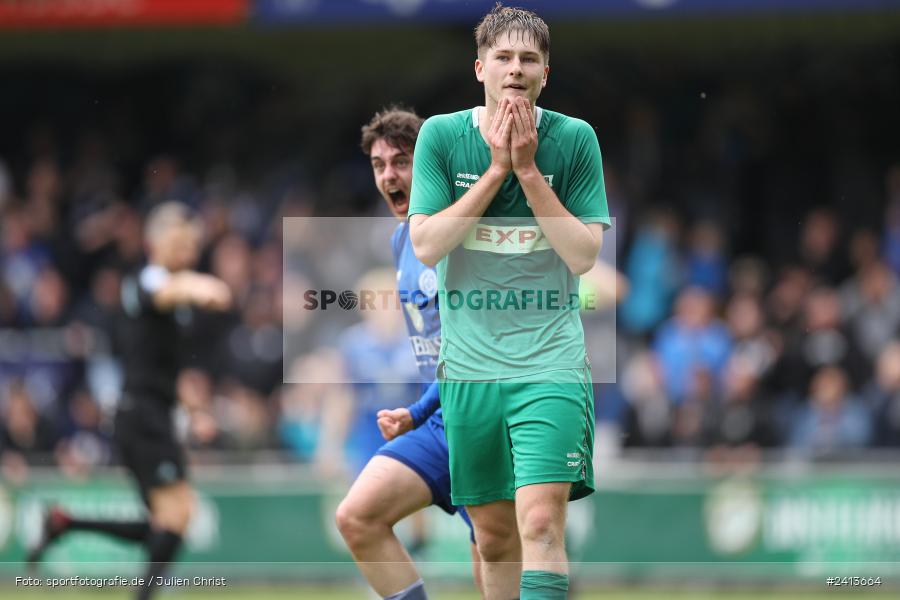 sport, action, Würzburger FV 04, Würzburg, WFV, TSV Großbardorf, TSV, Sepp Endres Sportanlage, Relegation, Landesliga Nordwest, Fussball, Bayernliga Nord, BFV, 01.06.2024 - Bild-ID: 2413664
