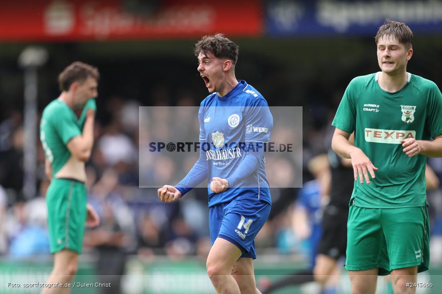 sport, action, Würzburger FV 04, Würzburg, WFV, TSV Großbardorf, TSV, Sepp Endres Sportanlage, Relegation, Landesliga Nordwest, Fussball, Bayernliga Nord, BFV, 01.06.2024 - Bild-ID: 2413666