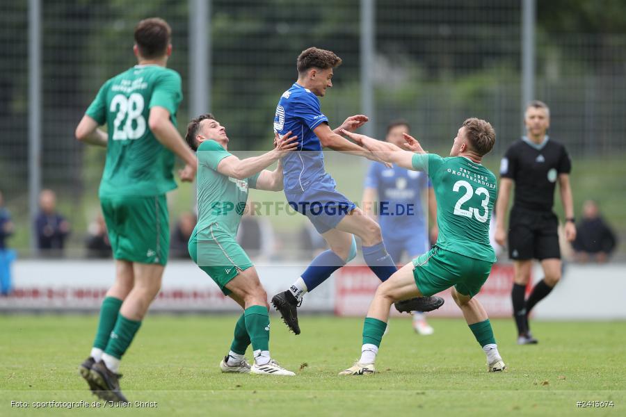 sport, action, Würzburger FV 04, Würzburg, WFV, TSV Großbardorf, TSV, Sepp Endres Sportanlage, Relegation, Landesliga Nordwest, Fussball, Bayernliga Nord, BFV, 01.06.2024 - Bild-ID: 2413674