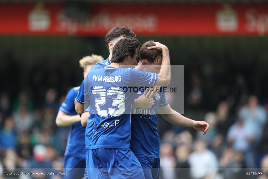 sport, action, Würzburger FV 04, Würzburg, WFV, TSV Großbardorf, TSV, Sepp Endres Sportanlage, Relegation, Landesliga Nordwest, Fussball, Bayernliga Nord, BFV, 01.06.2024 - Bild-ID: 2413699