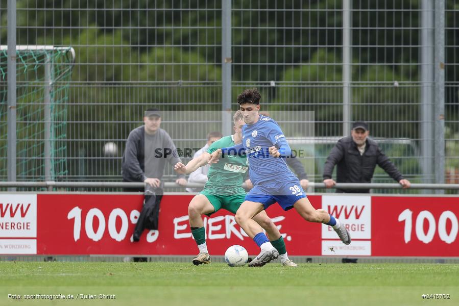 sport, action, Würzburger FV 04, Würzburg, WFV, TSV Großbardorf, TSV, Sepp Endres Sportanlage, Relegation, Landesliga Nordwest, Fussball, Bayernliga Nord, BFV, 01.06.2024 - Bild-ID: 2413702