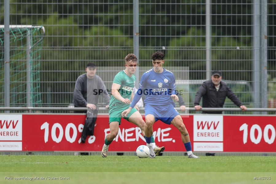 sport, action, Würzburger FV 04, Würzburg, WFV, TSV Großbardorf, TSV, Sepp Endres Sportanlage, Relegation, Landesliga Nordwest, Fussball, Bayernliga Nord, BFV, 01.06.2024 - Bild-ID: 2413703