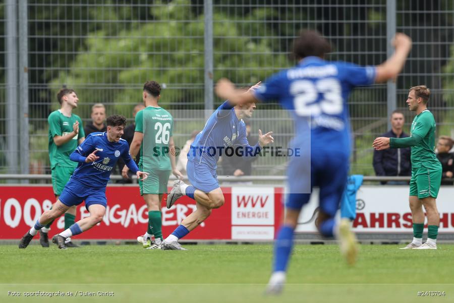 sport, action, Würzburger FV 04, Würzburg, WFV, TSV Großbardorf, TSV, Sepp Endres Sportanlage, Relegation, Landesliga Nordwest, Fussball, Bayernliga Nord, BFV, 01.06.2024 - Bild-ID: 2413704