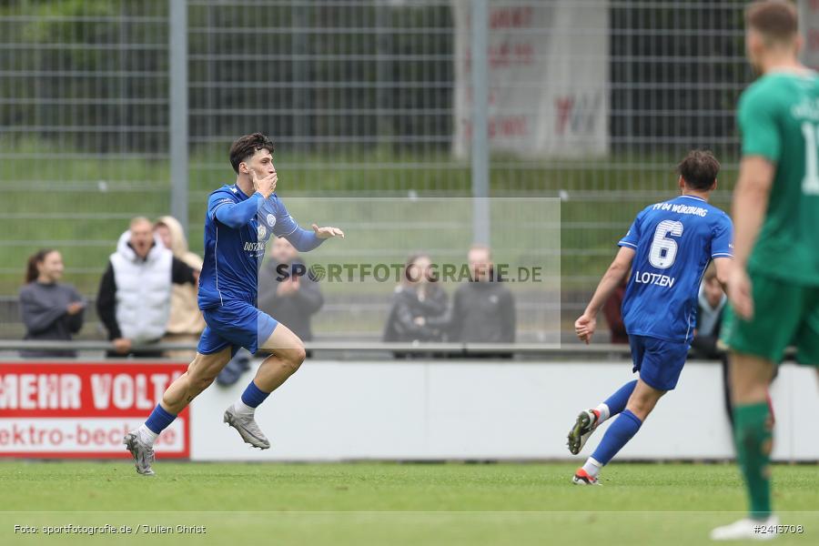sport, action, Würzburger FV 04, Würzburg, WFV, TSV Großbardorf, TSV, Sepp Endres Sportanlage, Relegation, Landesliga Nordwest, Fussball, Bayernliga Nord, BFV, 01.06.2024 - Bild-ID: 2413708