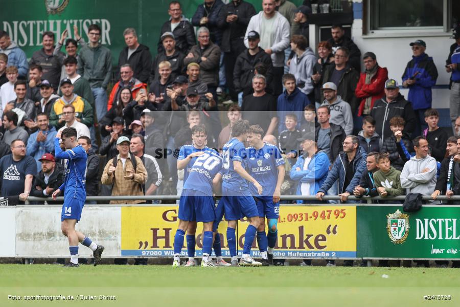 sport, action, Würzburger FV 04, Würzburg, WFV, TSV Großbardorf, TSV, Sepp Endres Sportanlage, Relegation, Landesliga Nordwest, Fussball, Bayernliga Nord, BFV, 01.06.2024 - Bild-ID: 2413725