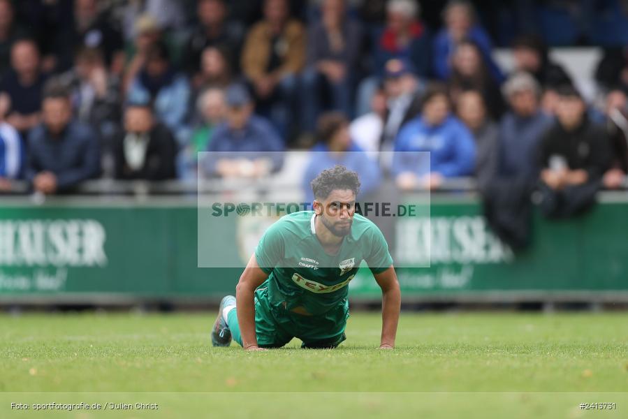 sport, action, Würzburger FV 04, Würzburg, WFV, TSV Großbardorf, TSV, Sepp Endres Sportanlage, Relegation, Landesliga Nordwest, Fussball, Bayernliga Nord, BFV, 01.06.2024 - Bild-ID: 2413731