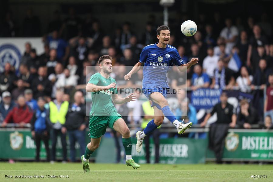 sport, action, Würzburger FV 04, Würzburg, WFV, TSV Großbardorf, TSV, Sepp Endres Sportanlage, Relegation, Landesliga Nordwest, Fussball, Bayernliga Nord, BFV, 01.06.2024 - Bild-ID: 2413733