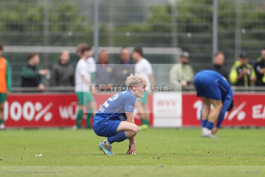 sport, action, Würzburger FV 04, Würzburg, WFV, TSV Großbardorf, TSV, Sepp Endres Sportanlage, Relegation, Landesliga Nordwest, Fussball, Bayernliga Nord, BFV, 01.06.2024 - Bild-ID: 2413753