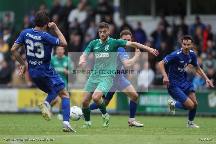 sport, action, Würzburger FV 04, Würzburg, WFV, TSV Großbardorf, TSV, Sepp Endres Sportanlage, Relegation, Landesliga Nordwest, Fussball, Bayernliga Nord, BFV, 01.06.2024 - Bild-ID: 2413760