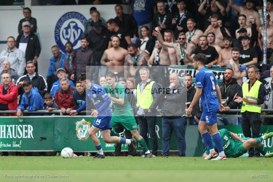 sport, action, Würzburger FV 04, Würzburg, WFV, TSV Großbardorf, TSV, Sepp Endres Sportanlage, Relegation, Landesliga Nordwest, Fussball, Bayernliga Nord, BFV, 01.06.2024 - Bild-ID: 2413773