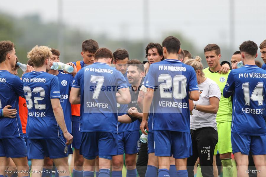 sport, action, Würzburger FV 04, Würzburg, WFV, TSV Großbardorf, TSV, Sepp Endres Sportanlage, Relegation, Landesliga Nordwest, Fussball, Bayernliga Nord, BFV, 01.06.2024 - Bild-ID: 2413777