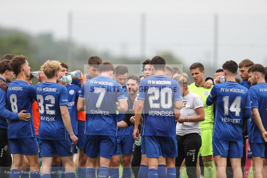 sport, action, Würzburger FV 04, Würzburg, WFV, TSV Großbardorf, TSV, Sepp Endres Sportanlage, Relegation, Landesliga Nordwest, Fussball, Bayernliga Nord, BFV, 01.06.2024 - Bild-ID: 2413779
