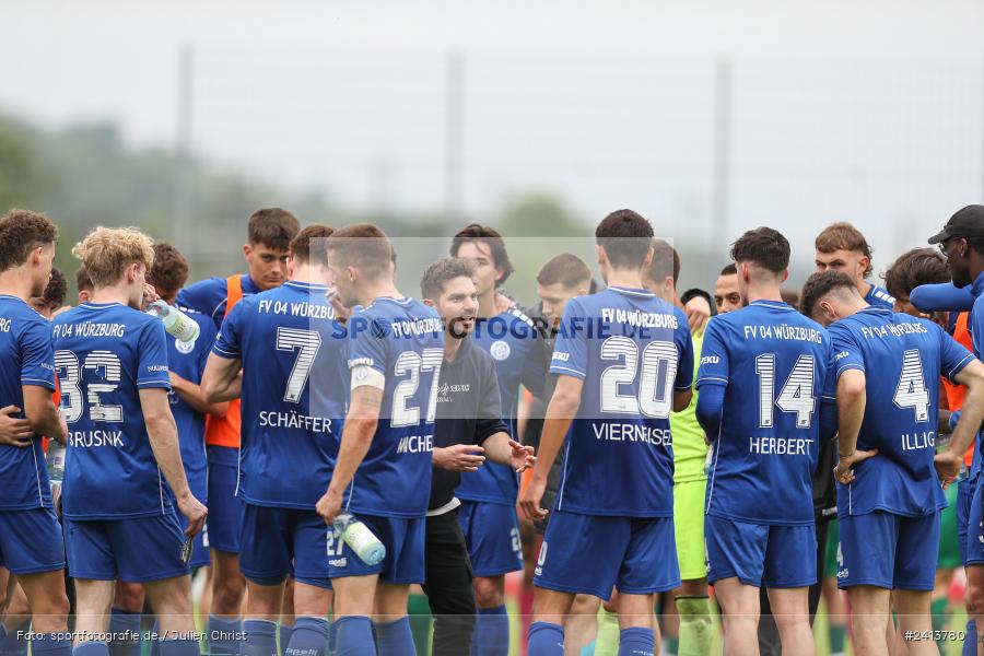 sport, action, Würzburger FV 04, Würzburg, WFV, TSV Großbardorf, TSV, Sepp Endres Sportanlage, Relegation, Landesliga Nordwest, Fussball, Bayernliga Nord, BFV, 01.06.2024 - Bild-ID: 2413780