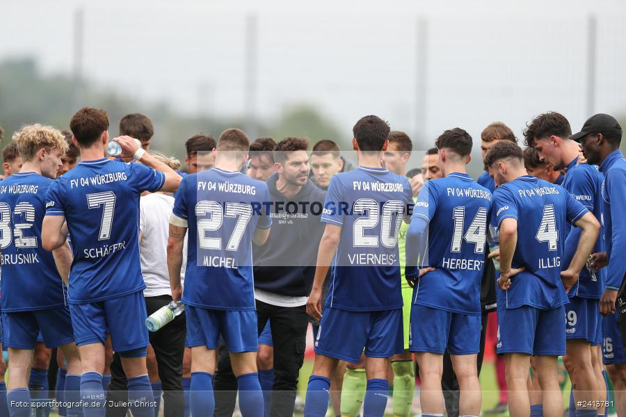 sport, action, Würzburger FV 04, Würzburg, WFV, TSV Großbardorf, TSV, Sepp Endres Sportanlage, Relegation, Landesliga Nordwest, Fussball, Bayernliga Nord, BFV, 01.06.2024 - Bild-ID: 2413781