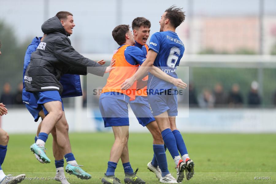 sport, action, Würzburger FV 04, Würzburg, WFV, TSV Großbardorf, TSV, Sepp Endres Sportanlage, Relegation, Landesliga Nordwest, Fussball, Bayernliga Nord, BFV, 01.06.2024 - Bild-ID: 2413801