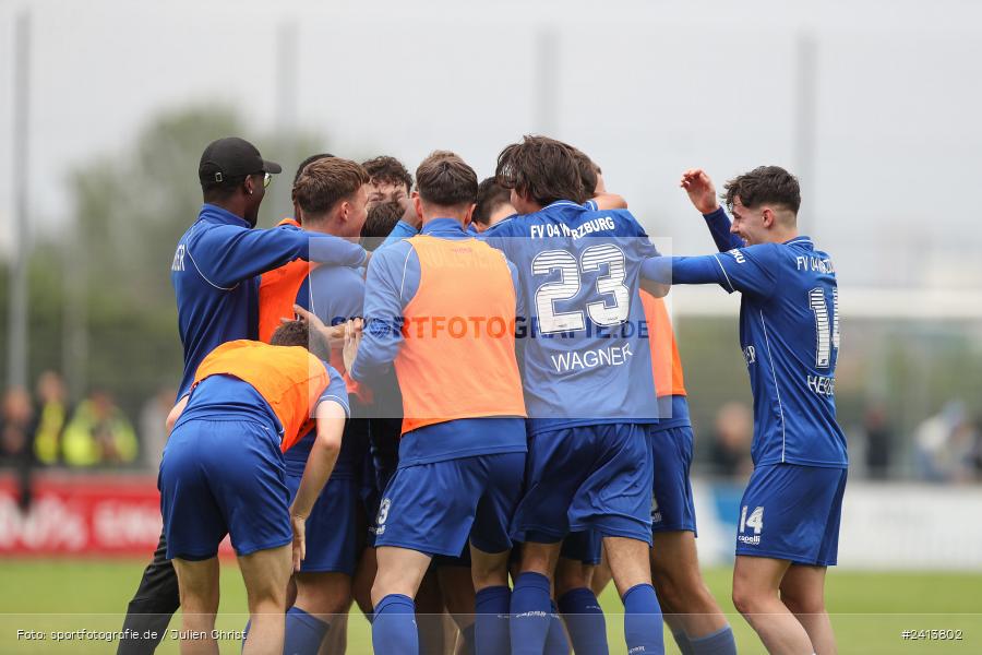 sport, action, Würzburger FV 04, Würzburg, WFV, TSV Großbardorf, TSV, Sepp Endres Sportanlage, Relegation, Landesliga Nordwest, Fussball, Bayernliga Nord, BFV, 01.06.2024 - Bild-ID: 2413802