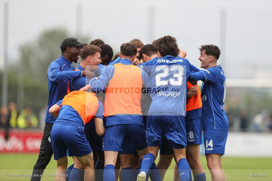 sport, action, Würzburger FV 04, Würzburg, WFV, TSV Großbardorf, TSV, Sepp Endres Sportanlage, Relegation, Landesliga Nordwest, Fussball, Bayernliga Nord, BFV, 01.06.2024 - Bild-ID: 2413803