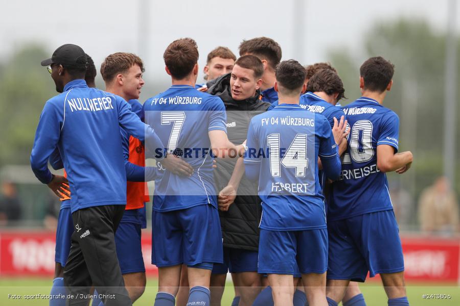 sport, action, Würzburger FV 04, Würzburg, WFV, TSV Großbardorf, TSV, Sepp Endres Sportanlage, Relegation, Landesliga Nordwest, Fussball, Bayernliga Nord, BFV, 01.06.2024 - Bild-ID: 2413806