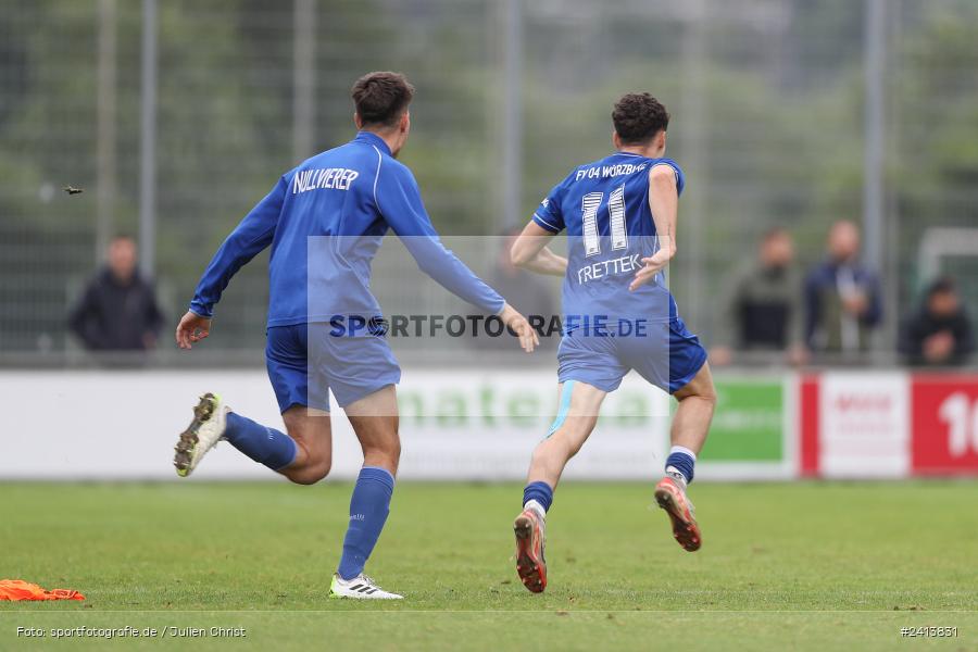 sport, action, Würzburger FV 04, Würzburg, WFV, TSV Großbardorf, TSV, Sepp Endres Sportanlage, Relegation, Landesliga Nordwest, Fussball, Bayernliga Nord, BFV, 01.06.2024 - Bild-ID: 2413831