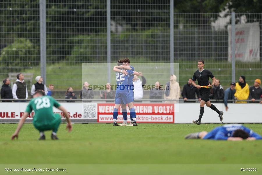 sport, action, Würzburger FV 04, Würzburg, WFV, TSV Großbardorf, TSV, Sepp Endres Sportanlage, Relegation, Landesliga Nordwest, Fussball, Bayernliga Nord, BFV, 01.06.2024 - Bild-ID: 2413835