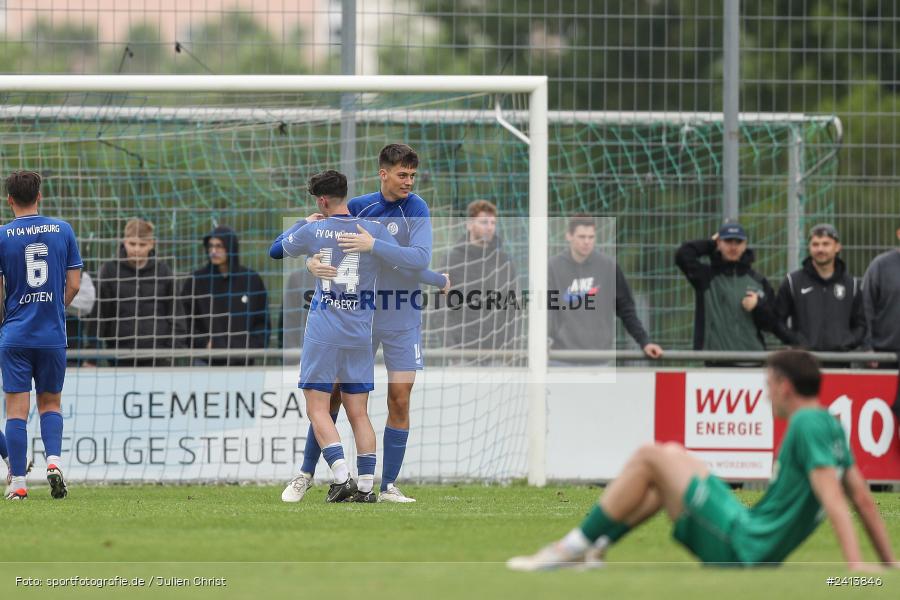 sport, action, Würzburger FV 04, Würzburg, WFV, TSV Großbardorf, TSV, Sepp Endres Sportanlage, Relegation, Landesliga Nordwest, Fussball, Bayernliga Nord, BFV, 01.06.2024 - Bild-ID: 2413846