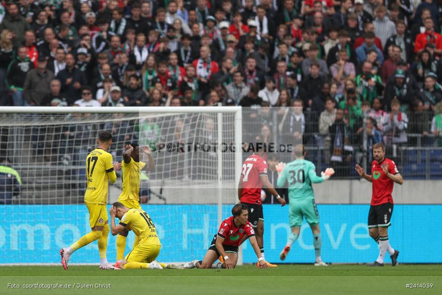 Heinz von Heiden Arena, Hannover, 02.06.2024, sport, action, DFB, Fussball, Regionalliga Nordost, Regionalliga Bayern, Relegation, Relegation zur 3. Liga, FWK, H96, FC Würzburger Kickers, Hannover 96 II - Bild-ID: 2414039