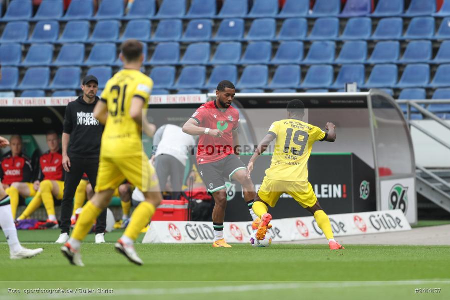 Heinz von Heiden Arena, Hannover, 02.06.2024, sport, action, DFB, Fussball, Regionalliga Nordost, Regionalliga Bayern, Relegation, Relegation zur 3. Liga, FWK, H96, FC Würzburger Kickers, Hannover 96 II - Bild-ID: 2414137 Heinz von Heiden Arena, Hannover, 02.06.2024, sport, action, DFB, Fussball, Regionalliga Nordost, Regionalliga Bayern, Relegation, Relegation zur 3. Liga, FWK, H96, FC Würzburger Kickers, Hannover 96 II - Bild-ID: 2414137