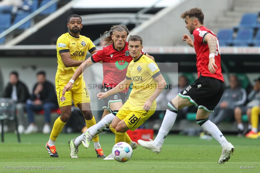 Heinz von Heiden Arena, Hannover, 02.06.2024, sport, action, DFB, Fussball, Regionalliga Nordost, Regionalliga Bayern, Relegation, Relegation zur 3. Liga, FWK, H96, FC Würzburger Kickers, Hannover 96 II - Bild-ID: 2414141 Heinz von Heiden Arena, Hannover, 02.06.2024, sport, action, DFB, Fussball, Regionalliga Nordost, Regionalliga Bayern, Relegation, Relegation zur 3. Liga, FWK, H96, FC Würzburger Kickers, Hannover 96 II - Bild-ID: 2414141