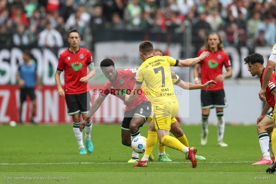 Heinz von Heiden Arena, Hannover, 02.06.2024, sport, action, DFB, Fussball, Regionalliga Nordost, Regionalliga Bayern, Relegation, Relegation zur 3. Liga, FWK, H96, FC Würzburger Kickers, Hannover 96 II - Bild-ID: 2414191 Heinz von Heiden Arena, Hannover, 02.06.2024, sport, action, DFB, Fussball, Regionalliga Nordost, Regionalliga Bayern, Relegation, Relegation zur 3. Liga, FWK, H96, FC Würzburger Kickers, Hannover 96 II - Bild-ID: 2414191