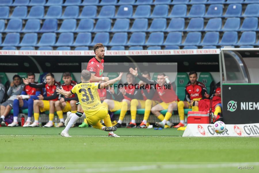 Heinz von Heiden Arena, Hannover, 02.06.2024, sport, action, DFB, Fussball, Regionalliga Nordost, Regionalliga Bayern, Relegation, Relegation zur 3. Liga, FWK, H96, FC Würzburger Kickers, Hannover 96 II - Bild-ID: 2414208 Heinz von Heiden Arena, Hannover, 02.06.2024, sport, action, DFB, Fussball, Regionalliga Nordost, Regionalliga Bayern, Relegation, Relegation zur 3. Liga, FWK, H96, FC Würzburger Kickers, Hannover 96 II - Bild-ID: 2414208