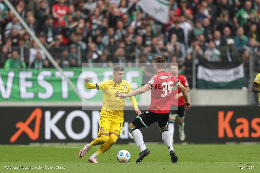 Heinz von Heiden Arena, Hannover, 02.06.2024, sport, action, DFB, Fussball, Regionalliga Nordost, Regionalliga Bayern, Relegation, Relegation zur 3. Liga, FWK, H96, FC Würzburger Kickers, Hannover 96 II - Bild-ID: 2414239 Heinz von Heiden Arena, Hannover, 02.06.2024, sport, action, DFB, Fussball, Regionalliga Nordost, Regionalliga Bayern, Relegation, Relegation zur 3. Liga, FWK, H96, FC Würzburger Kickers, Hannover 96 II - Bild-ID: 2414239