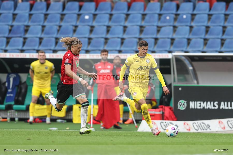 Heinz von Heiden Arena, Hannover, 02.06.2024, sport, action, DFB, Fussball, Regionalliga Nordost, Regionalliga Bayern, Relegation, Relegation zur 3. Liga, FWK, H96, FC Würzburger Kickers, Hannover 96 II - Bild-ID: 2414397 Heinz von Heiden Arena, Hannover, 02.06.2024, sport, action, DFB, Fussball, Regionalliga Nordost, Regionalliga Bayern, Relegation, Relegation zur 3. Liga, FWK, H96, FC Würzburger Kickers, Hannover 96 II - Bild-ID: 2414397