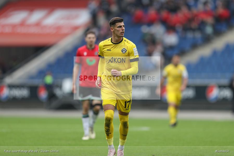 Heinz von Heiden Arena, Hannover, 02.06.2024, sport, action, DFB, Fussball, Regionalliga Nordost, Regionalliga Bayern, Relegation, Relegation zur 3. Liga, FWK, H96, FC Würzburger Kickers, Hannover 96 II - Bild-ID: 2414431