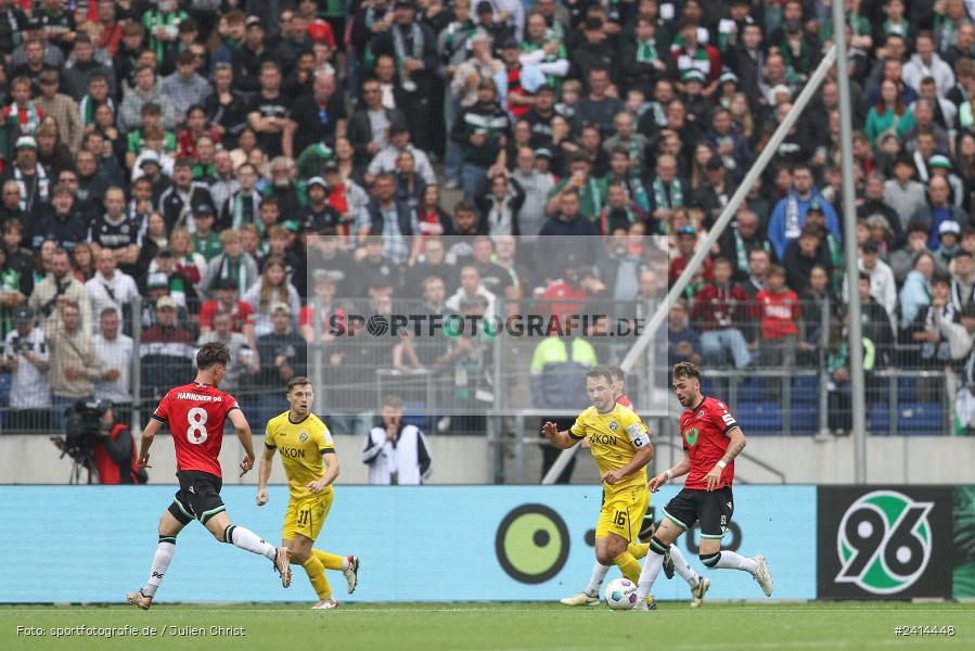 Heinz von Heiden Arena, Hannover, 02.06.2024, sport, action, DFB, Fussball, Regionalliga Nordost, Regionalliga Bayern, Relegation, Relegation zur 3. Liga, FWK, H96, FC Würzburger Kickers, Hannover 96 II - Bild-ID: 2414448