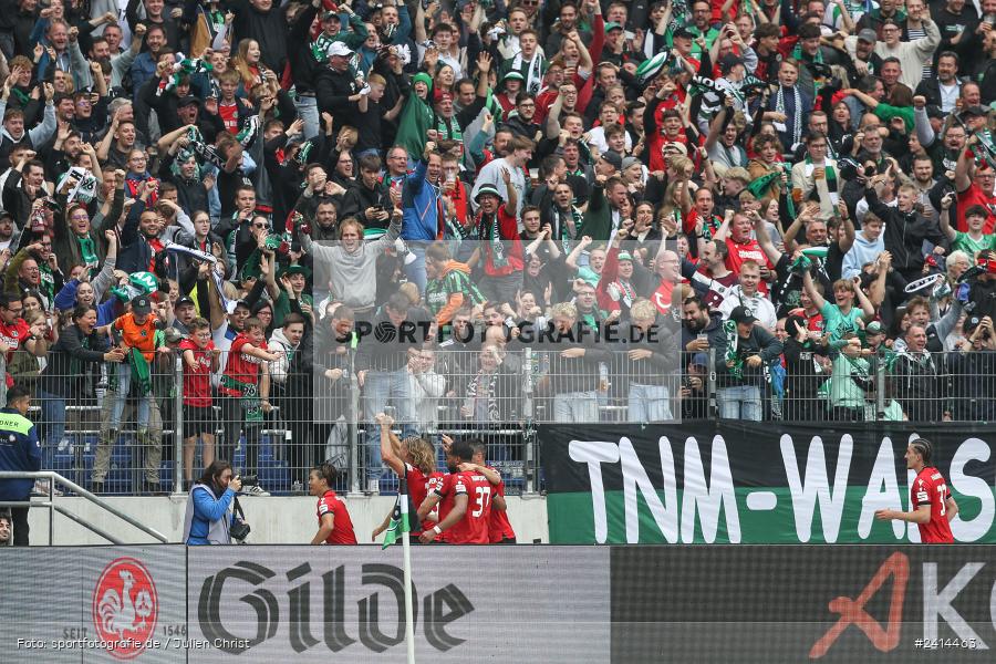 Heinz von Heiden Arena, Hannover, 02.06.2024, sport, action, DFB, Fussball, Regionalliga Nordost, Regionalliga Bayern, Relegation, Relegation zur 3. Liga, FWK, H96, FC Würzburger Kickers, Hannover 96 II - Bild-ID: 2414463
