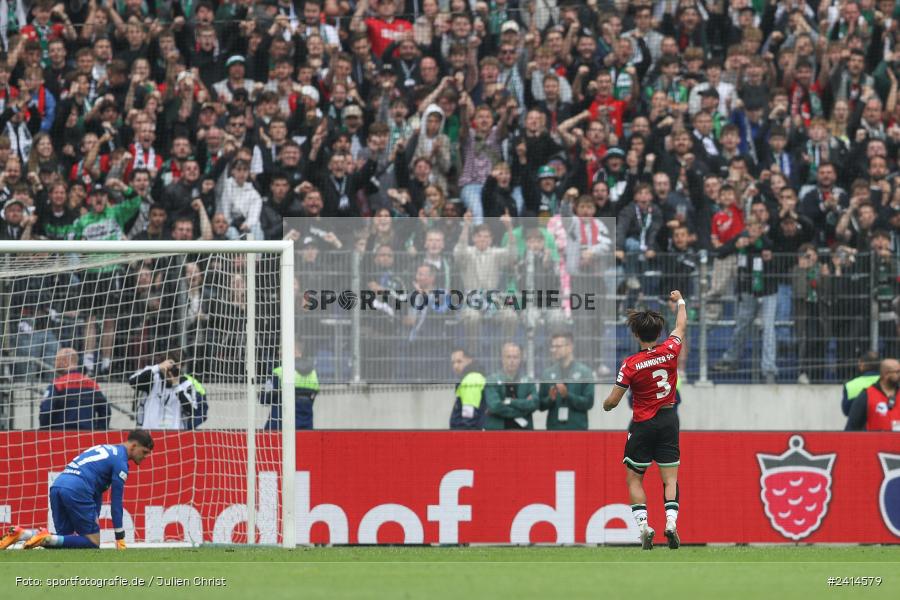 Heinz von Heiden Arena, Hannover, 02.06.2024, sport, action, DFB, Fussball, Regionalliga Nordost, Regionalliga Bayern, Relegation, Relegation zur 3. Liga, FWK, H96, FC Würzburger Kickers, Hannover 96 II - Bild-ID: 2414579 Heinz von Heiden Arena, Hannover, 02.06.2024, sport, action, DFB, Fussball, Regionalliga Nordost, Regionalliga Bayern, Relegation, Relegation zur 3. Liga, FWK, H96, FC Würzburger Kickers, Hannover 96 II - Bild-ID: 2414579