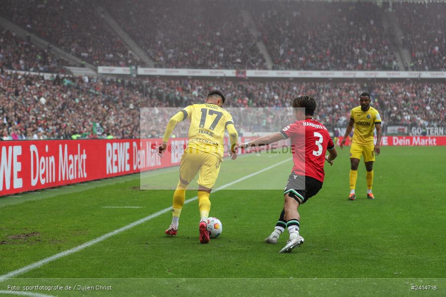 Heinz von Heiden Arena, Hannover, 02.06.2024, sport, action, DFB, Fussball, Regionalliga Nordost, Regionalliga Bayern, Relegation, Relegation zur 3. Liga, FWK, H96, FC Würzburger Kickers, Hannover 96 II - Bild-ID: 2414718 Heinz von Heiden Arena, Hannover, 02.06.2024, sport, action, DFB, Fussball, Regionalliga Nordost, Regionalliga Bayern, Relegation, Relegation zur 3. Liga, FWK, H96, FC Würzburger Kickers, Hannover 96 II - Bild-ID: 2414718