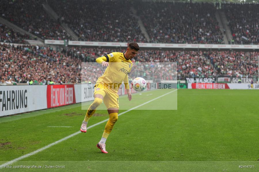 Heinz von Heiden Arena, Hannover, 02.06.2024, sport, action, DFB, Fussball, Regionalliga Nordost, Regionalliga Bayern, Relegation, Relegation zur 3. Liga, FWK, H96, FC Würzburger Kickers, Hannover 96 II - Bild-ID: 2414731
