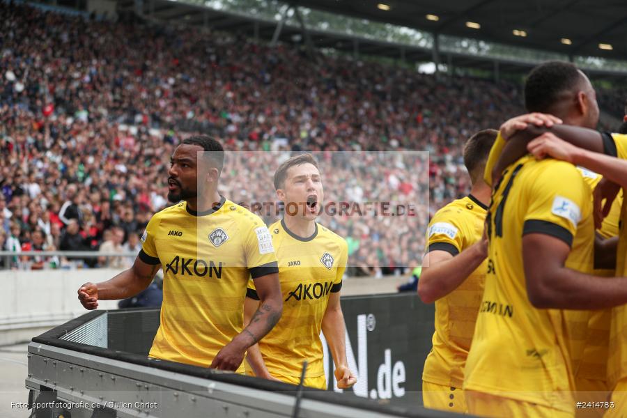 Heinz von Heiden Arena, Hannover, 02.06.2024, sport, action, DFB, Fussball, Regionalliga Nordost, Regionalliga Bayern, Relegation, Relegation zur 3. Liga, FWK, H96, FC Würzburger Kickers, Hannover 96 II - Bild-ID: 2414783