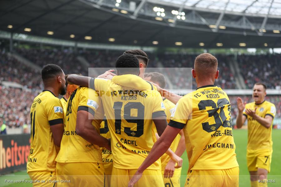 Heinz von Heiden Arena, Hannover, 02.06.2024, sport, action, DFB, Fussball, Regionalliga Nordost, Regionalliga Bayern, Relegation, Relegation zur 3. Liga, FWK, H96, FC Würzburger Kickers, Hannover 96 II - Bild-ID: 2414784