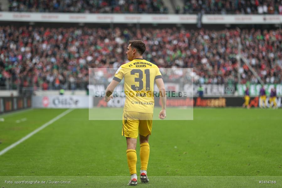 Heinz von Heiden Arena, Hannover, 02.06.2024, sport, action, DFB, Fussball, Regionalliga Nordost, Regionalliga Bayern, Relegation, Relegation zur 3. Liga, FWK, H96, FC Würzburger Kickers, Hannover 96 II - Bild-ID: 2414788