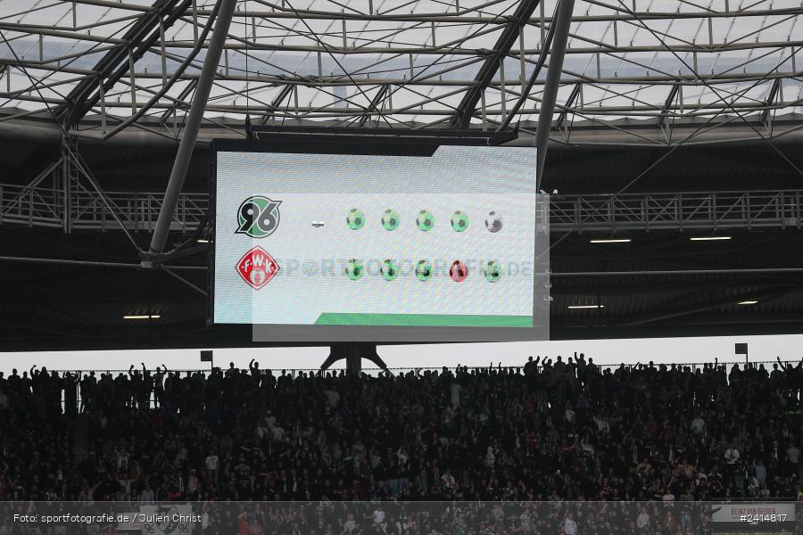 Heinz von Heiden Arena, Hannover, 02.06.2024, sport, action, DFB, Fussball, Regionalliga Nordost, Regionalliga Bayern, Relegation, Relegation zur 3. Liga, FWK, H96, FC Würzburger Kickers, Hannover 96 II - Bild-ID: 2414817 Heinz von Heiden Arena, Hannover, 02.06.2024, sport, action, DFB, Fussball, Regionalliga Nordost, Regionalliga Bayern, Relegation, Relegation zur 3. Liga, FWK, H96, FC Würzburger Kickers, Hannover 96 II - Bild-ID: 2414817
