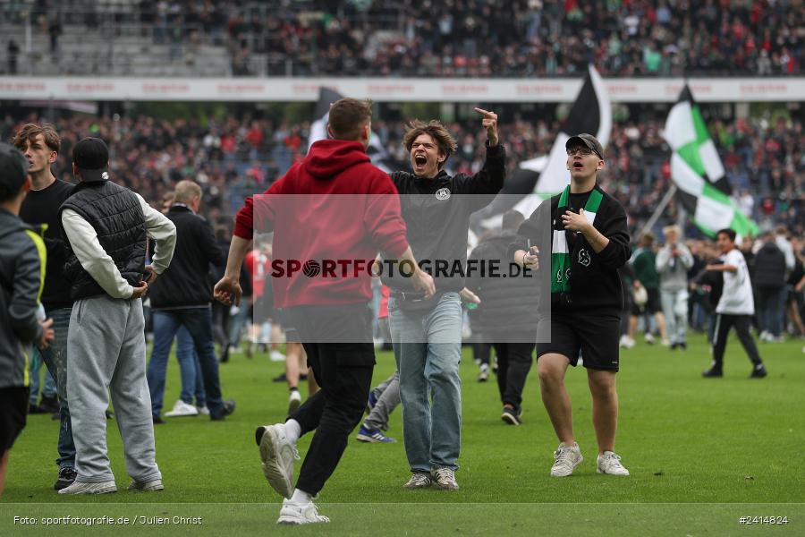 Heinz von Heiden Arena, Hannover, 02.06.2024, sport, action, DFB, Fussball, Regionalliga Nordost, Regionalliga Bayern, Relegation, Relegation zur 3. Liga, FWK, H96, FC Würzburger Kickers, Hannover 96 II - Bild-ID: 2414824 Heinz von Heiden Arena, Hannover, 02.06.2024, sport, action, DFB, Fussball, Regionalliga Nordost, Regionalliga Bayern, Relegation, Relegation zur 3. Liga, FWK, H96, FC Würzburger Kickers, Hannover 96 II - Bild-ID: 2414824